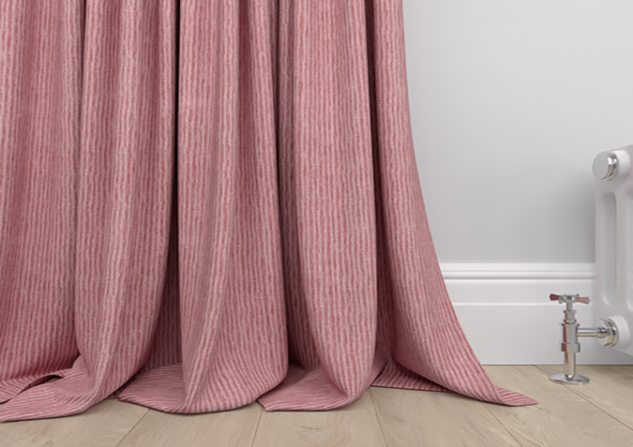Quay Stripes, Dusky Pink - Made to Measure Curtains - Image 6